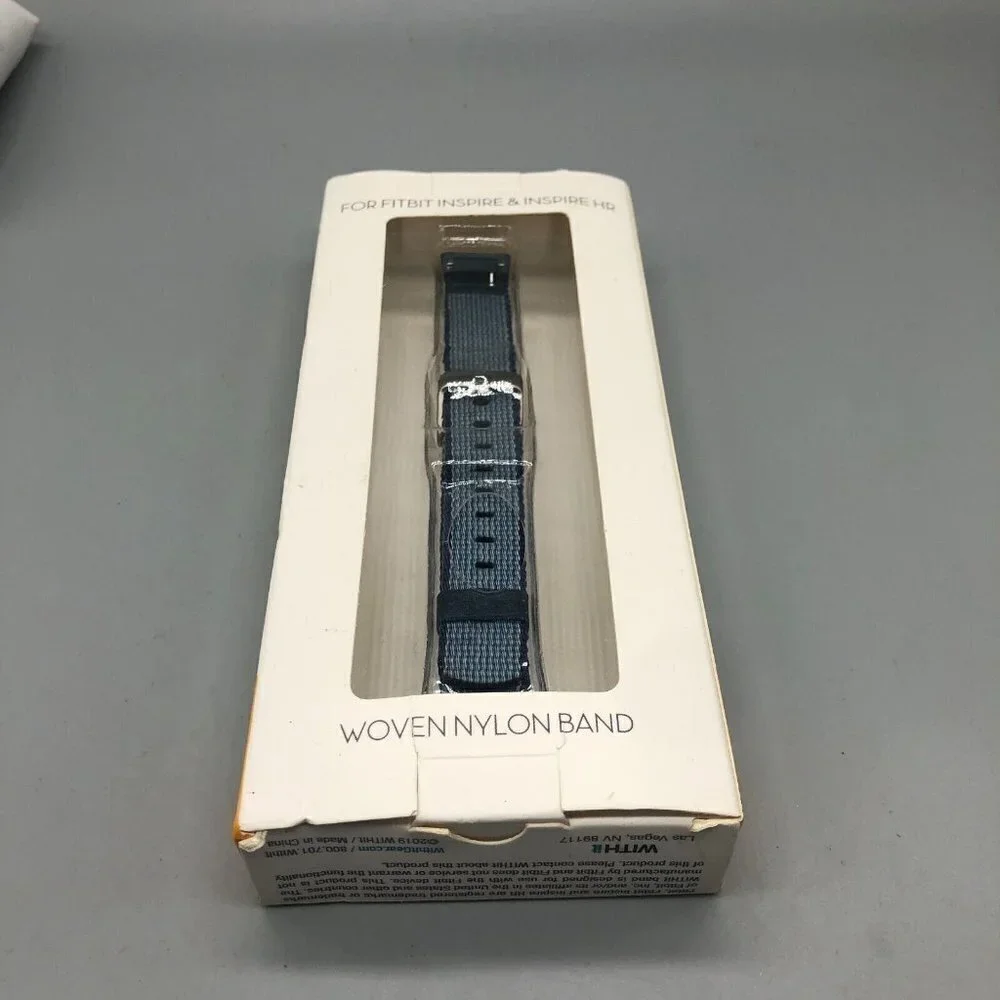3/$30 Blue Woven Nylon Band For Fitbit Inspire & Inspire HR Women Men Adult